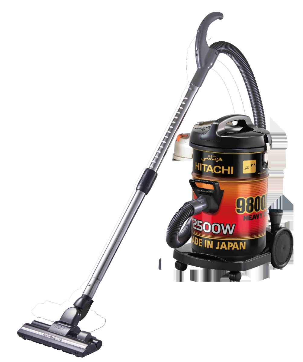Hitachi Vacuum Cleaner Drum, 21L, 2500W, Black/Red, CV-9800MIJRGB