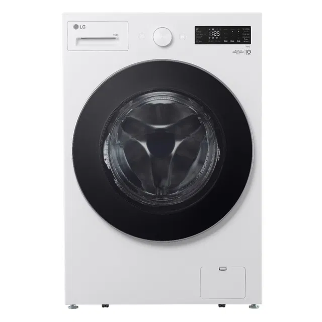 غسالة LG فتحة امامية 15 كيلو ابيض WFN1510WHT