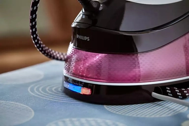 Philips PerfectCare Compact Steam generator iron 2400 Watts, 1.5 L, Burgundy, GC7842/46