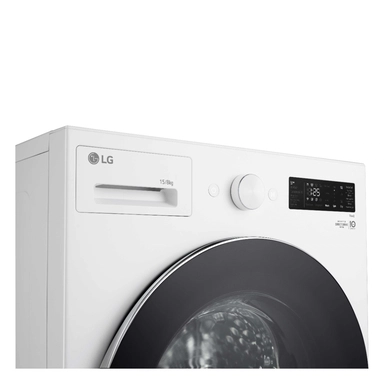 غسالة LG فتحة امامية 15كيلو أبيض مع مجفف WSN1508WHT