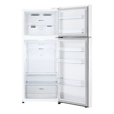 LG 13.3 cu.ft, Top Freezer Refrigerator White, LT14CBBWIV