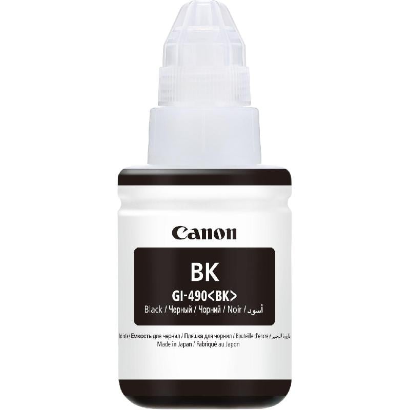 زجاجة حبر Canon GI-490 لـ G3410 باللون الأسود
