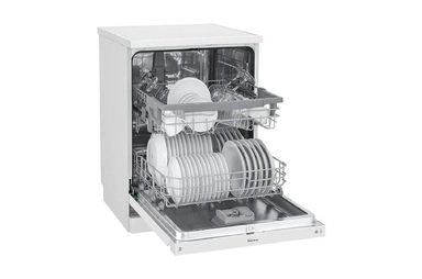 LG QuadWash™ Dishwasher, 14 Place Setting, EasyRack™ Plus, Dual Zone Wash, ThinQ, White - DFB512FW