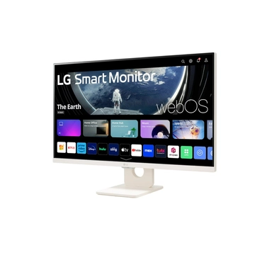 شاشة ال جي الذكية عالية الدقة IPS webOS 100 هرتز 5 مللي ثانية HDMI 27 بوصة بيضاء