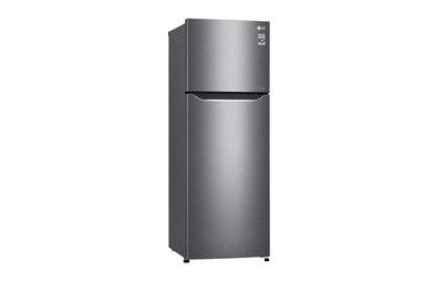 ثلاجة LG  بابين 11 قدم فضى LT12CBBDIN