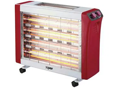 Xper Electric Heater 2400 Watt, 6 Tubes, With Fan, XP24EH