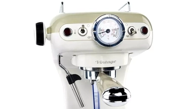 Ariete vintage espresso machine 850 Watt, beige, M138913ARAS