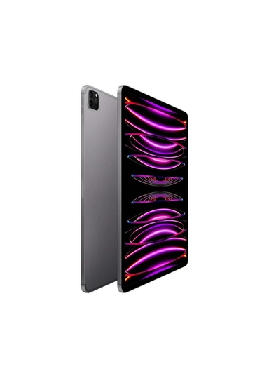 ابل ايباد برو 2022، 128 جيجا،12.9 بوصة، واي فاي و خلوي، رمادي