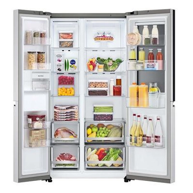 LG Side by Side Refrigerator, 28.1 Cu.ft, Platinum Silver , LS32HJBVLV