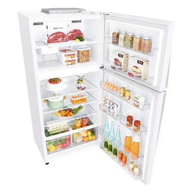 LG 18 Cu.Ft, Top Freezer Refrigerator, White, LT19CBBWIN