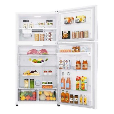 ثلاجة LG بابين 17.9 قدم ابيض LT19HBHWIN