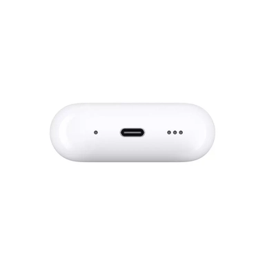 سماعات AirPods Pro الجيل الثاني مع حافظة MagSafe من النوع C باللون الأبيض