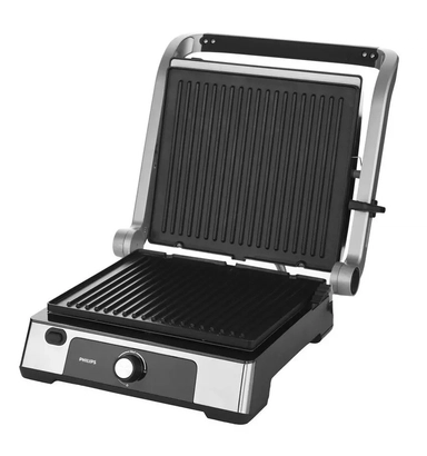 Philips Grill, 2200-1800W, Black, HD6301/90
