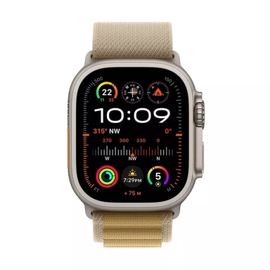 Apple Watch Ultra 2 GPS+Cellular 49mm, Tan Alpine Loop | Almanea