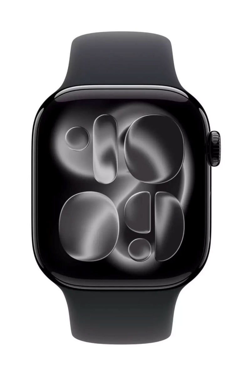 Apple Watch 11 GPS+C 42m Jet Black Alu-Black S.Band-M/L