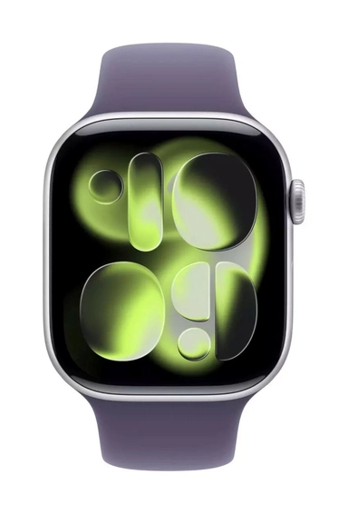 Apple Watch 11 GPS+C 46m Silv Alu-Purple Fog S.Band-M/L