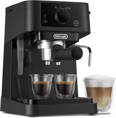 DeLonghi Coffee Maker, 1L, 15Bar, Black, DLEC235.BK