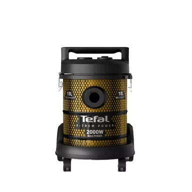Tefal Barrel Vacuum Cleaner, 2000W, 18L, Black & Gold, TW4015M0
