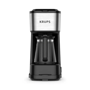 Krups Simply Brew 4-in-1 Drip Coffee Maker, Stainless Steel