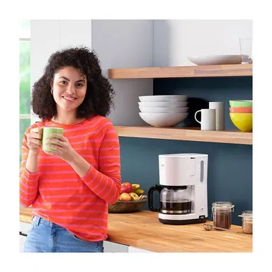 Braun Breakfast Coffee maker KF 1100 White, KF1100WH