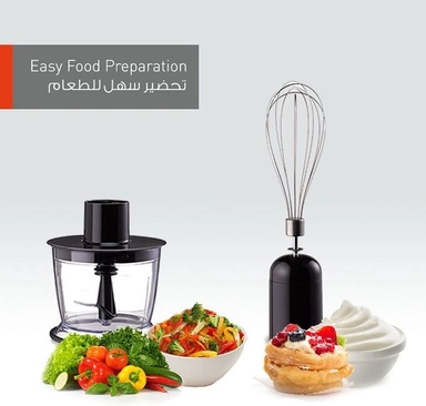 خلاط يدوي باناسونيك 600 واط 0.5 لتر اسود MX-SS1BTZ