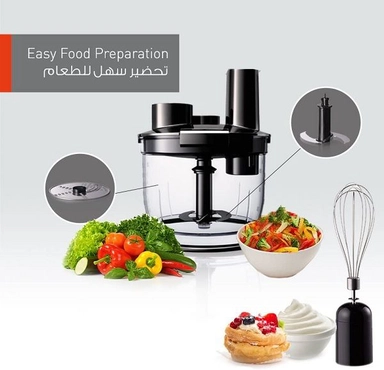 خلاط يدوي باناسونيك 600 واط 1.2 لتر اسود MX-SS40BTZ