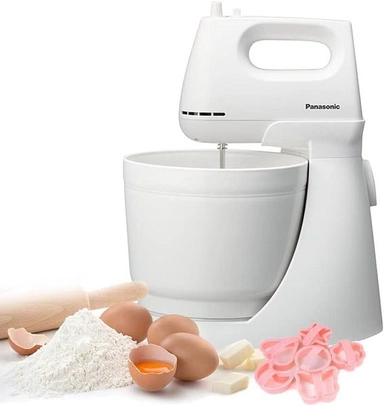 Panasonic Stand Mixer 400 Watts, 3L., White, MK-GB3WTZ