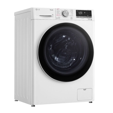 LG automatic washing machine, 9 kg, white, front loader, WFB0914WH