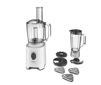 Moulinex Food Processor, Easy Force 800 Watts, 6 Attachments, + 25 different functions FP247127