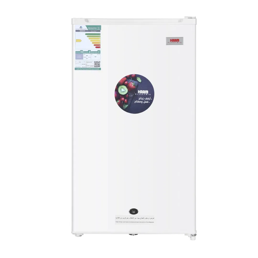 Haam One Door Refrigerator, White, 3.1 Feet, HM120WRF-O23