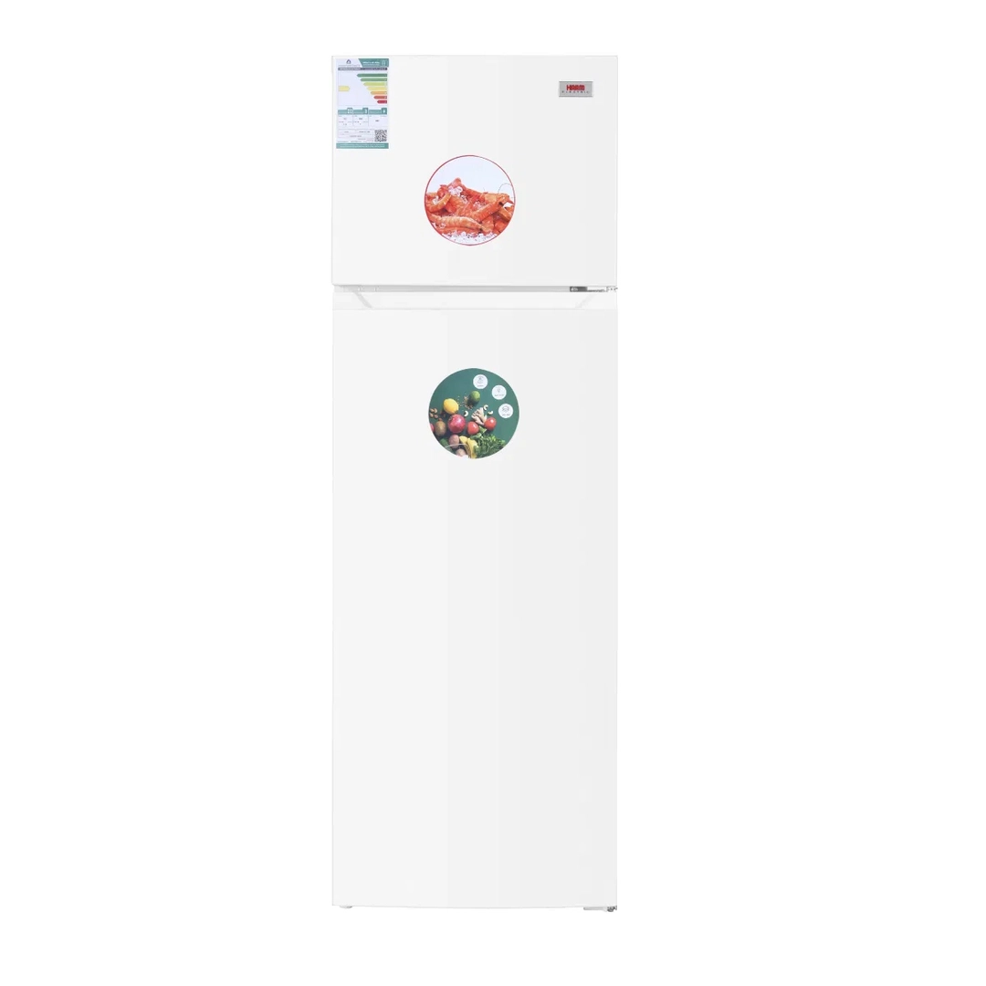Haam 2 Doors Refrigerator, White, 8.9 cu.ft, HM280WRF-O23DF
