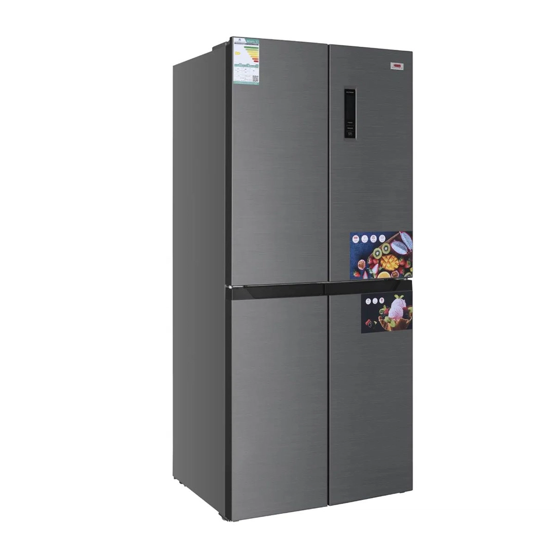 Haam Refrigerator, 4 Doors, Steel, 14.2 Cu.ft, Inverter: HM710SSD-O23INV