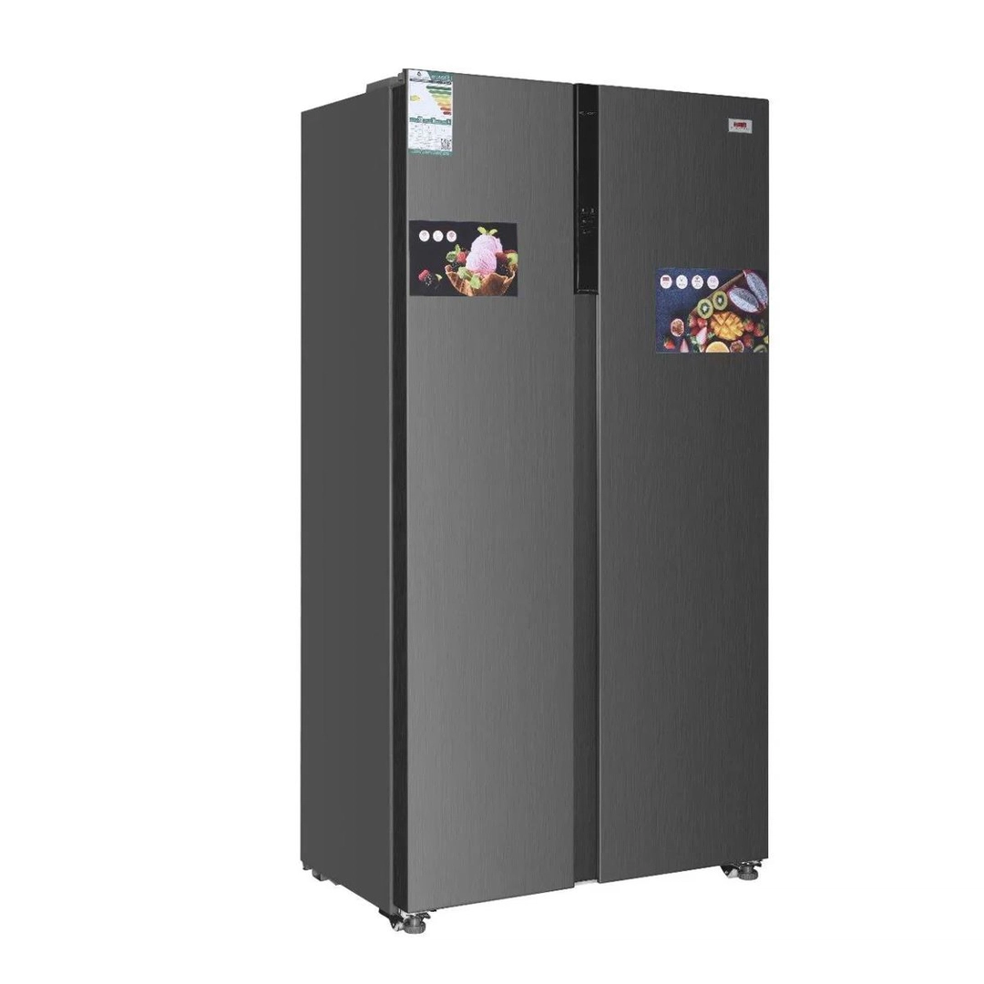 Haam refrigerator, steel, 15.4 Cu.ft, inverter: HM810SSD-O23INV