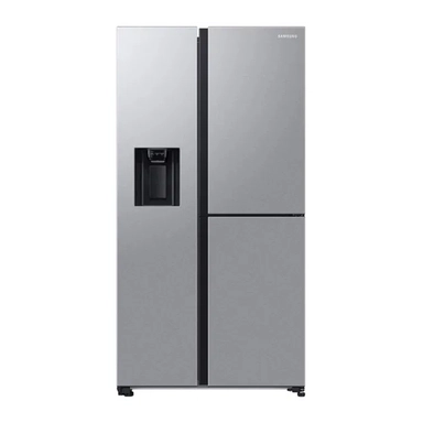 Samsung Refrigerator 3 Doors 21.3 CFT,605 liters, Water Dispenser, LED Light, silver, RH68B8841SL 