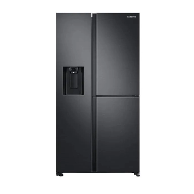 Samsung Refrigerator 3 Doors 28.5CFT,806 liters, Water Dispenser, LED Light, Black Matte, RS80T5190B4C