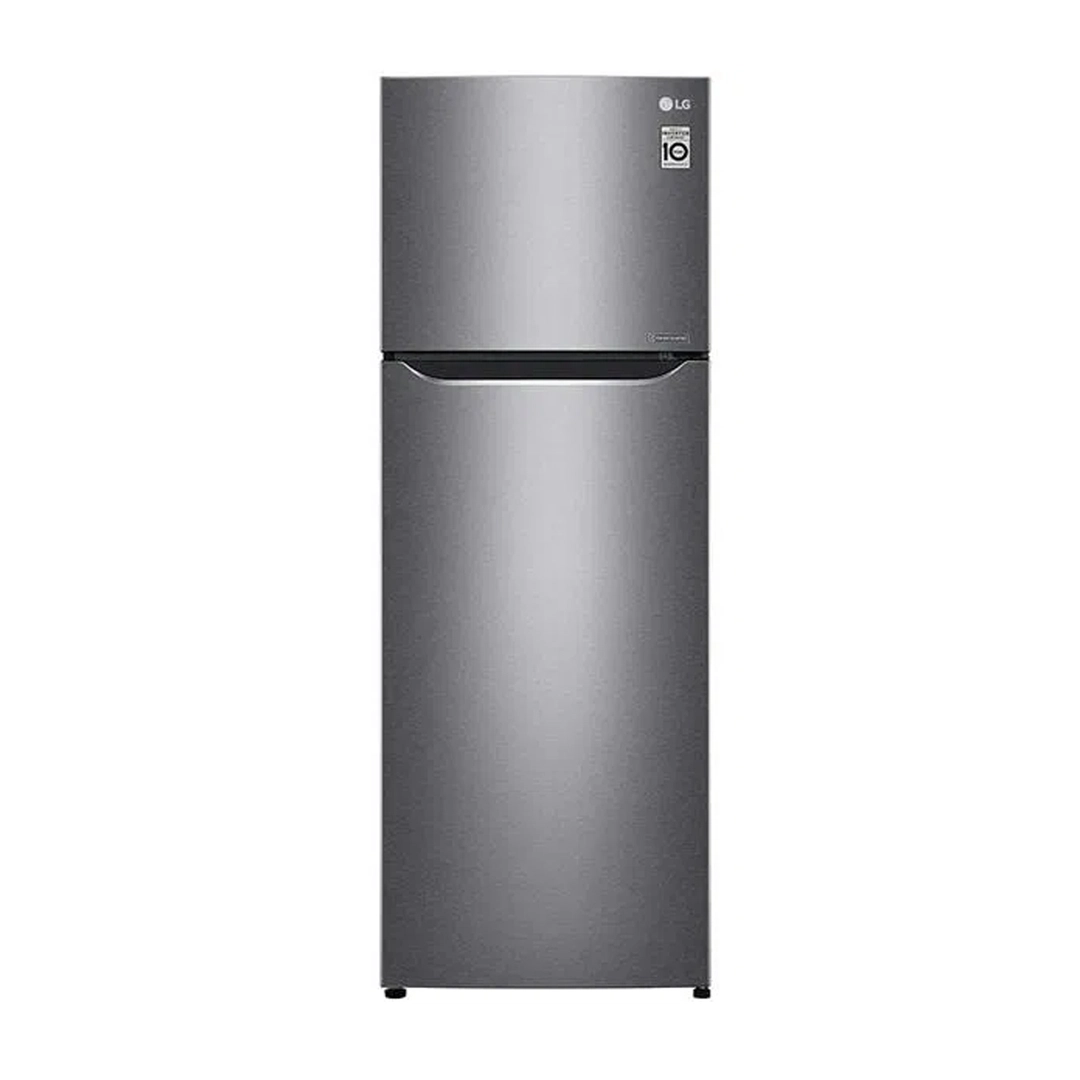 ثلاجة LG بابين 11 قدم فضى LT12CBBDIN