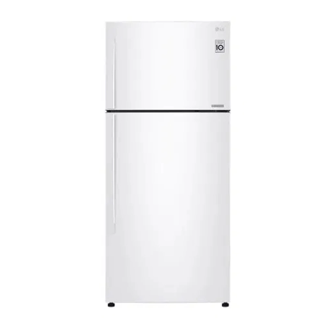 ثلاجة LG بابين 16.9 قدم ابيض LT18CBBWIN