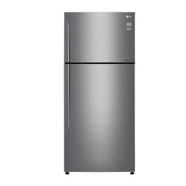 ثلاجة LG بابين 16.9 قدم سلفر LT18CBBSIN