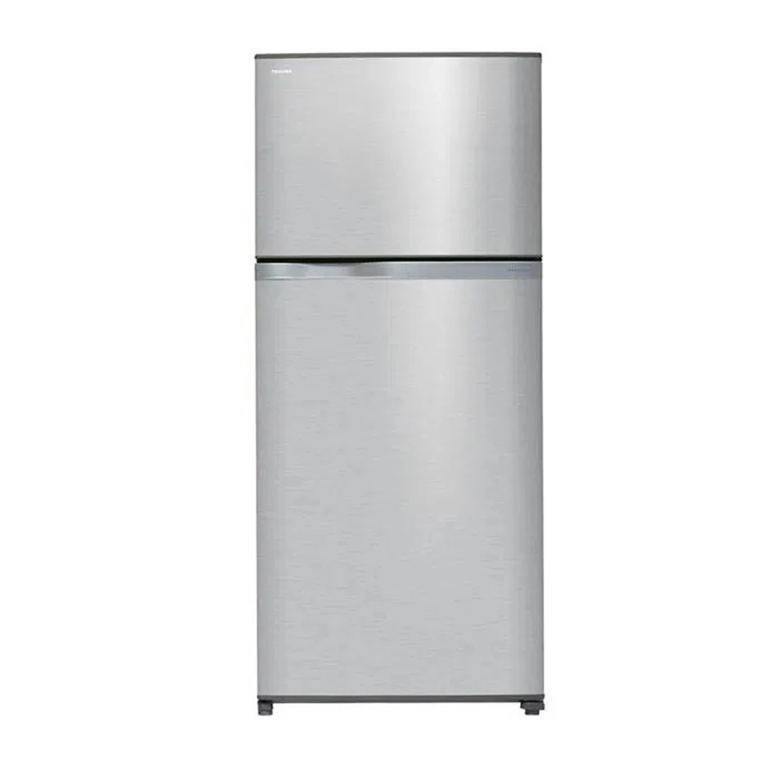 Toshiba Refrigerator 2 Doors Inverter 19.6 Cu.ft, Silver, GR-A720ATE S