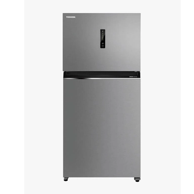 Toshiba Top Freezer Refrigerator, 19.6 cu.ft, Silver (49) GR-RT730WE-PMU