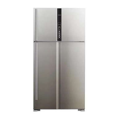 ثلاجة هيتاشي بابين 24.8 قدم فضي بلاتيني R-V905PS1KV BSL