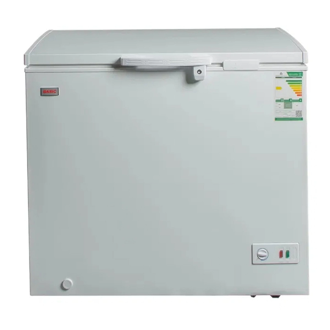 فريزر بيسك افقي 8.8 قدم ابيض BCF-H250LDW