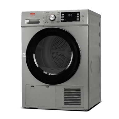 Haam dryer, front loading, 8 kg, silver, LED screen, condenser, HDR80SLV-24N
