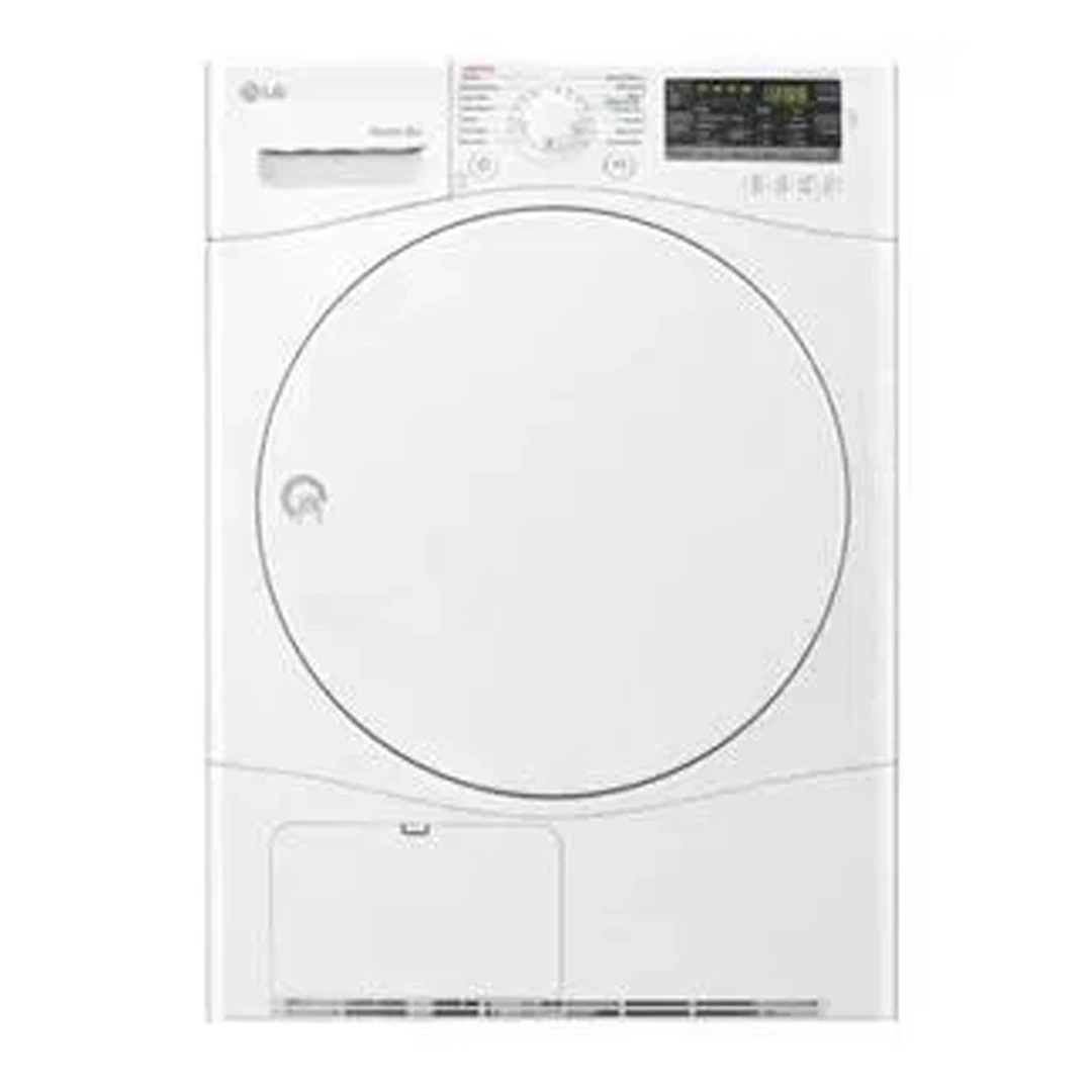 LG 7 Kg Condensing Type Dryer, Sensor Dry, White Color, Smart Diagnosis, RC7066A1F
