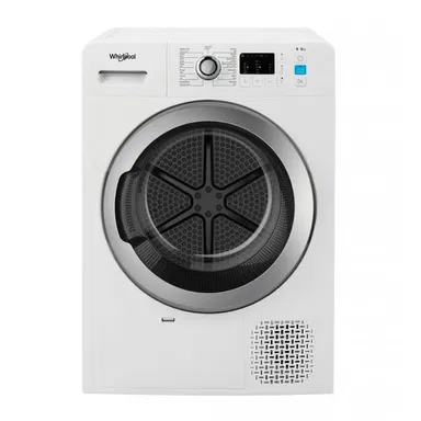 نشاف ويرلبول 8 ك ابيض 15 برنامج تكثيف WDXCM108BS60HZ