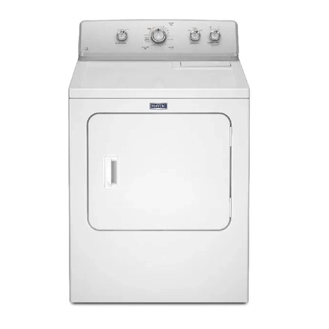 Maytag 7 Kg 4 Knobs Front Load Air Vented Dryer Made in USA, White 4KMEDC430JW