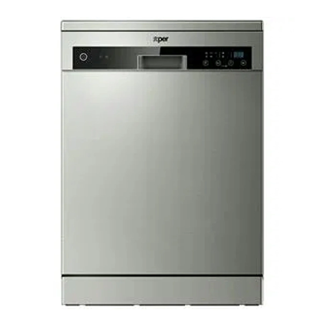 غسالة صحون اكسبير شاشة LED فضي 14 مكان 6 برامج DW1410SXP20