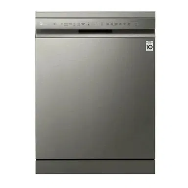 LG QuadWash™ Dishwasher, 14 Place Setting, EasyRack™ Plus, TrueSteam™, ThinQ, Silver - DFB512FP