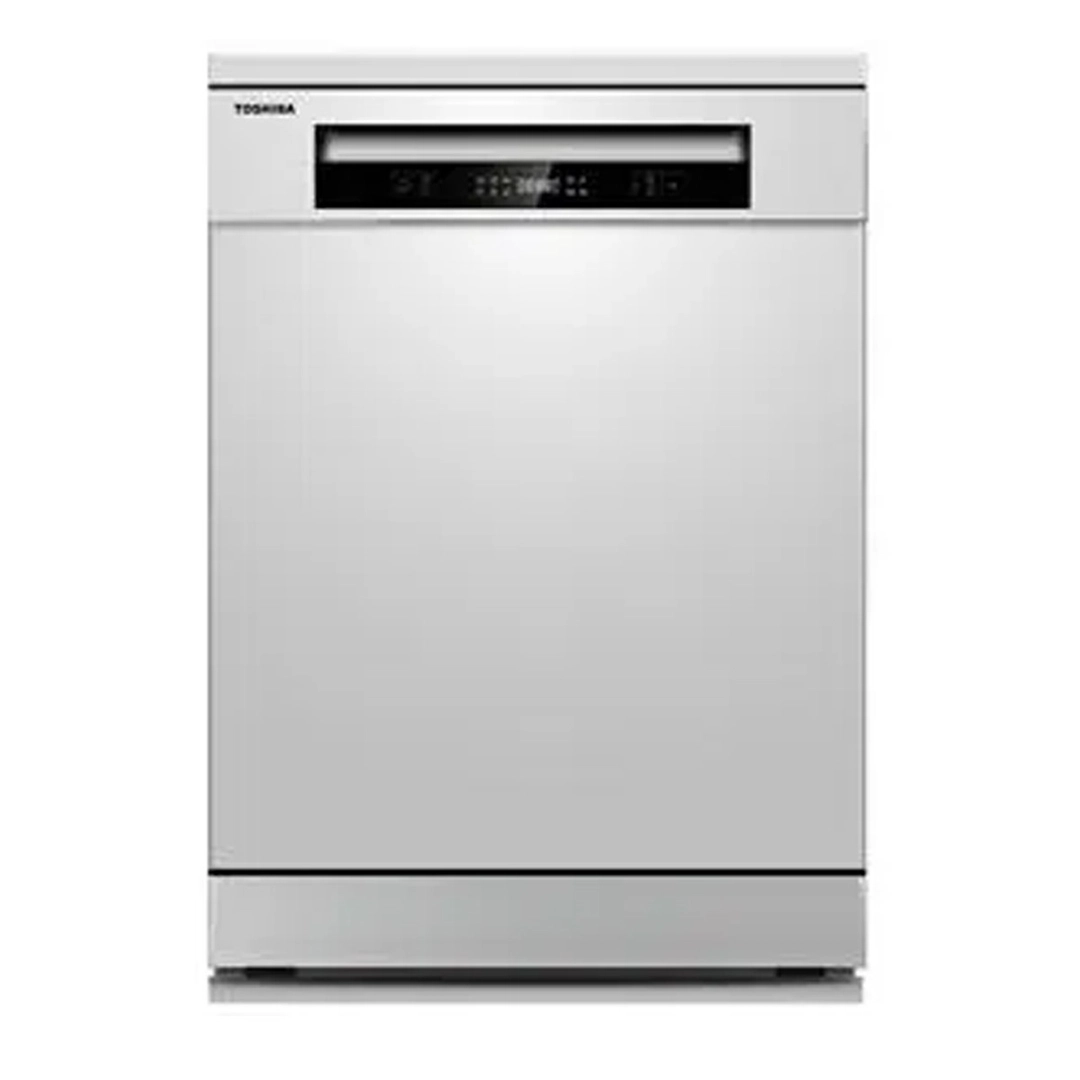 Toshiba Dishwasher,14 Plates Setting, 6 Programs, White, DW-14F1ME W
