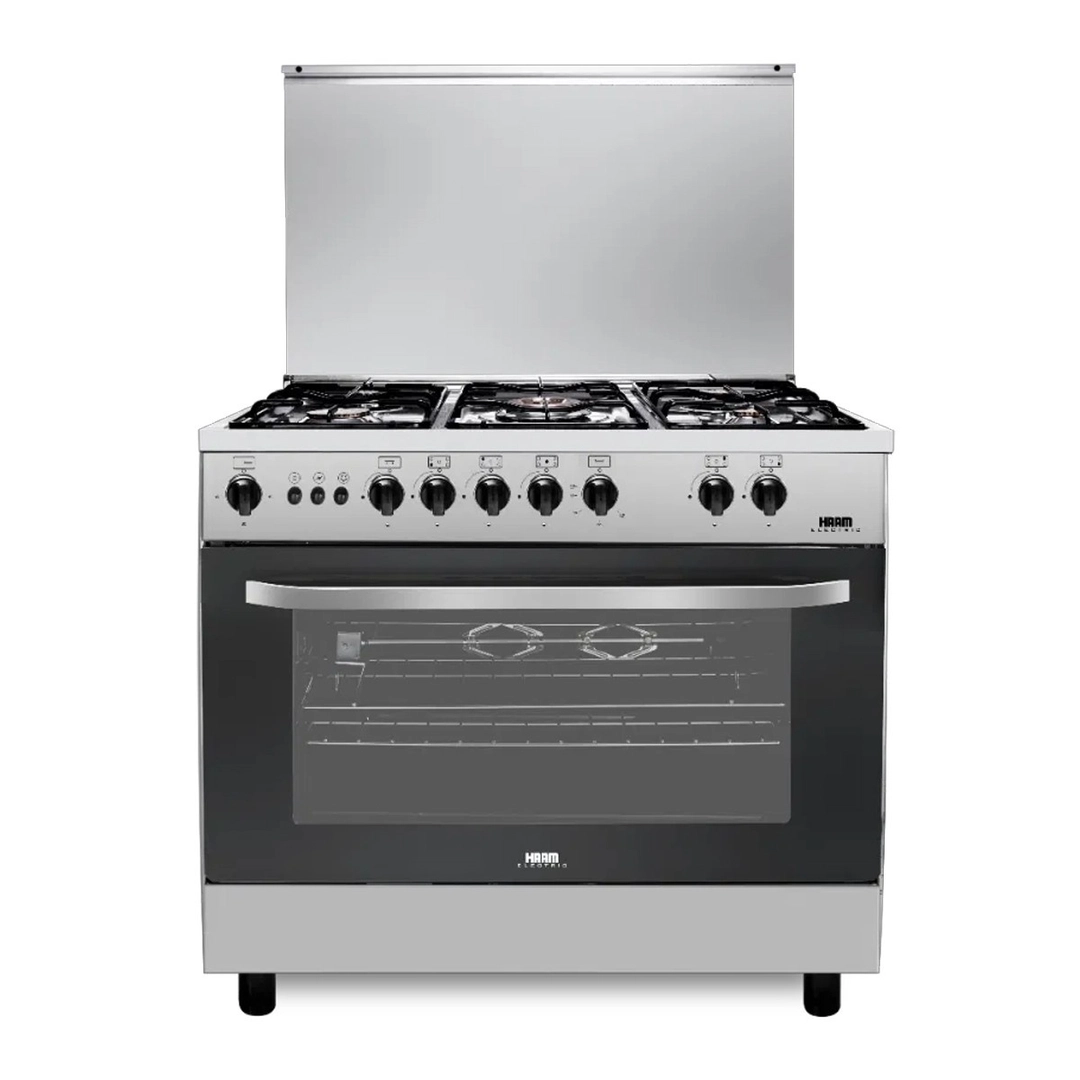 HAAM 80 * 55 Gas Cooker, Full Safety, Steel, HM80GF-20